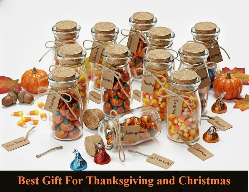 Otis Classic Small Glass Jars with Lids – Set of 12 Mini Glass Bottles with Corks for Halloween Decorations Fall Décor Wedding & Party Favors, Halloween DIY Crafts, Potions, Spices & Candy, 3.4 oz — image 4